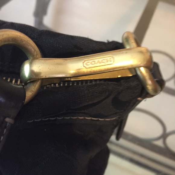 Authentic black Coach purse - Picture 5 of 6